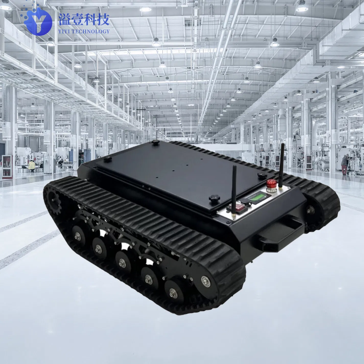 Post Disaster Reconstruction Tracked Robot Chassis with Heavy Load Capacity for Debris Removal