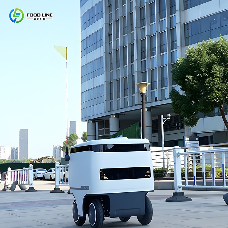 Self Driving Smart Vending Room Service Outdoor Autonomous Hotel Delivery Robot
