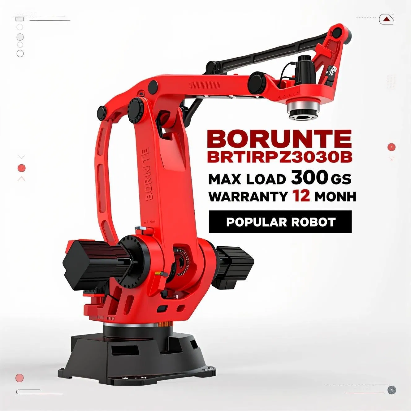 Borunte Brtirpz3030b Robot for Auto-Loading, Palletizing &amp; Depalletizing