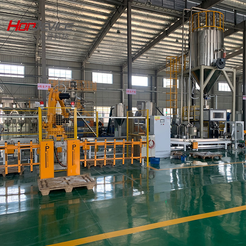 Automated Robotic Bag Depalletizing and Breaking Bags Palletizing Robot Arm for Rice Bag Packing