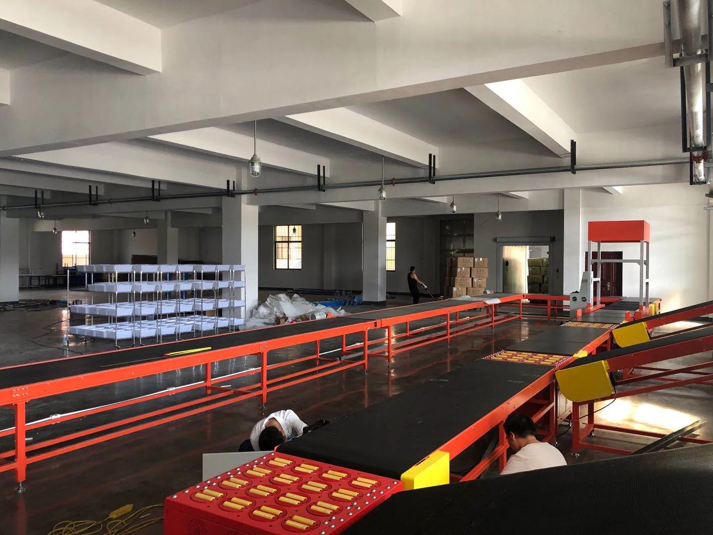 Online Commercial Company Use Sorting Line Automatic Sorting Parcel Sorting Machine/Wheel Sorter Dws System Conveyor