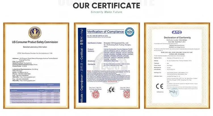 Product Certifications