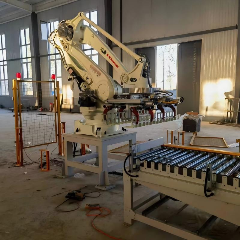Stacking Automatic Industrial Palletizing Robot Palletizer with Customized Gripper/3D Vision/User Friendly/Easy Programming/High Payload/Worldwide Support.