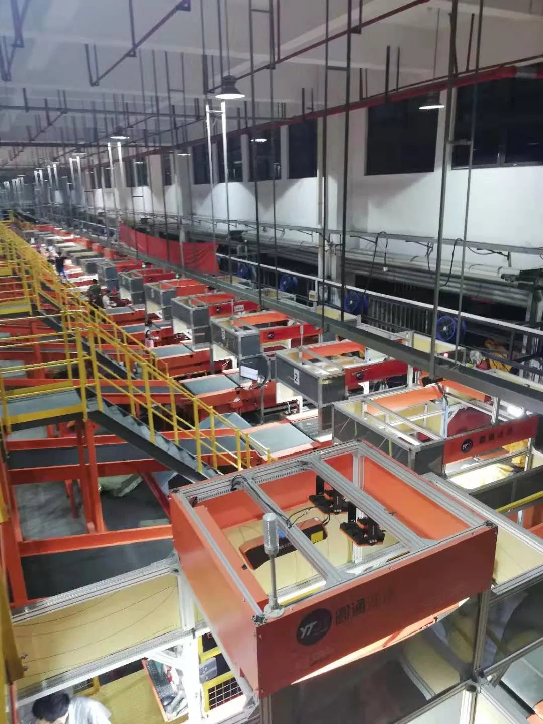 Automatic Six Sides Scan Dynamic Dws Warehouse Logistic Parcels Sorting System