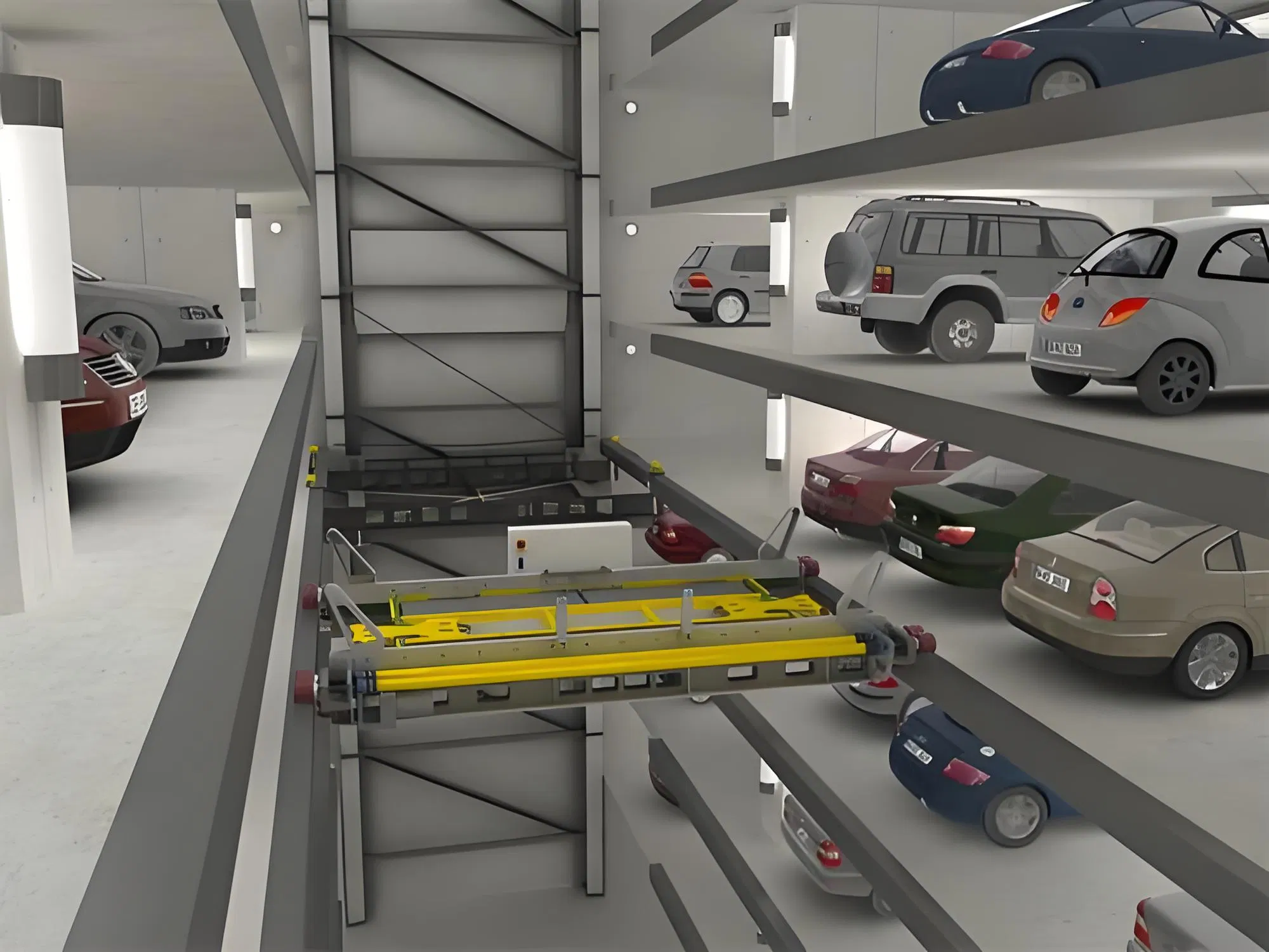 Intelligent Automated Parking System of Shuttle Type with CE