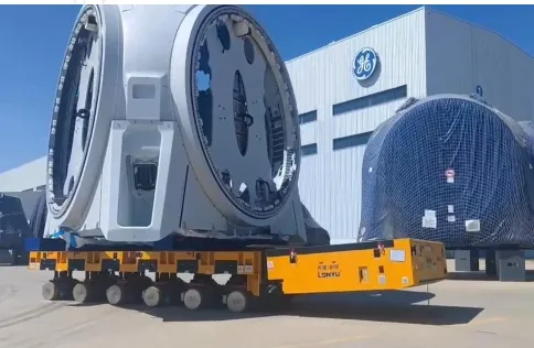 360 Tons Back-Lift Heavy-Load Agv Robot Transfer Trolley