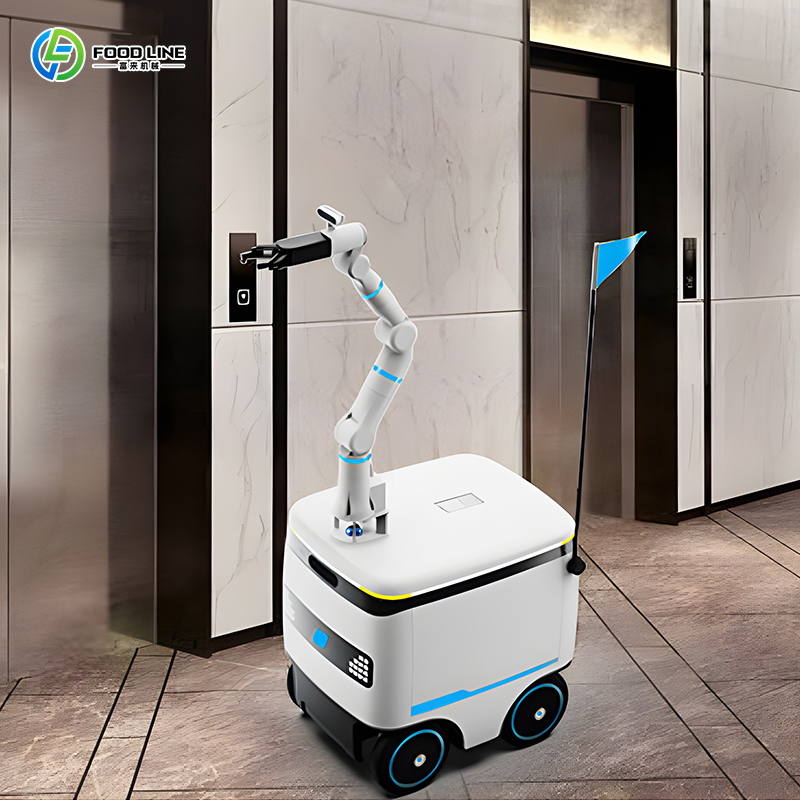 Self Driving Smart Vending Room Service Outdoor Autonomous Hotel Delivery Robot
