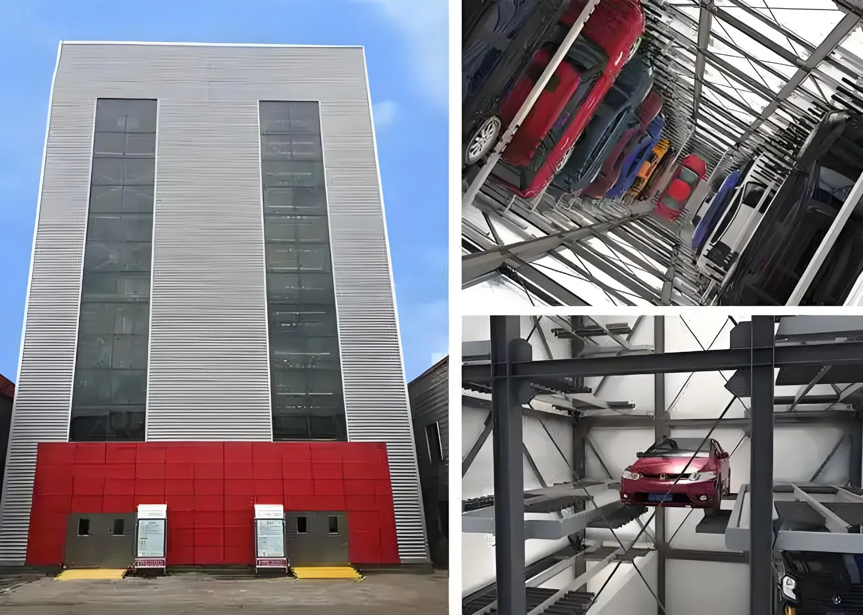 Smart Multi-Level Automated Parking Tower System Mechanical Robot Car Parking Building Equipment