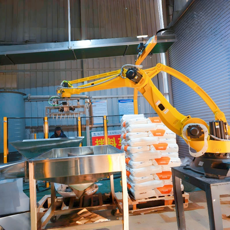 25kg Bags Depalletizer Bags Depalletizing Emptying Robot with 3D Camera Visual System