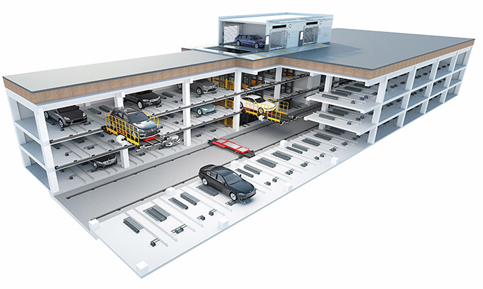 Vertical Car Parking System Mechanical Smart Parking System