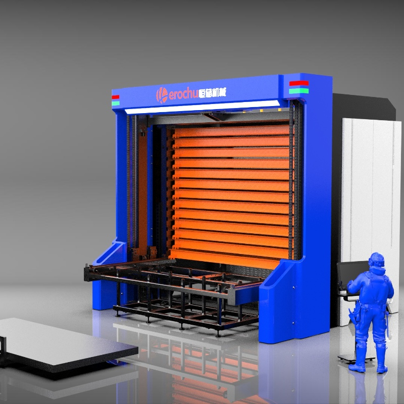 Advanced Automated Vertical Warehouse Steel Plate Handling Robot System