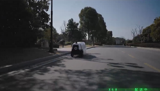 Outdoor Autonomous Delivery Robot Self-Navigating Delivery Robot Ai-Powered Food Service Robot