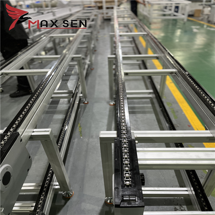 Double Seed Conveyor Robotic Palletizing System with Steady Transport for New Energy Industry