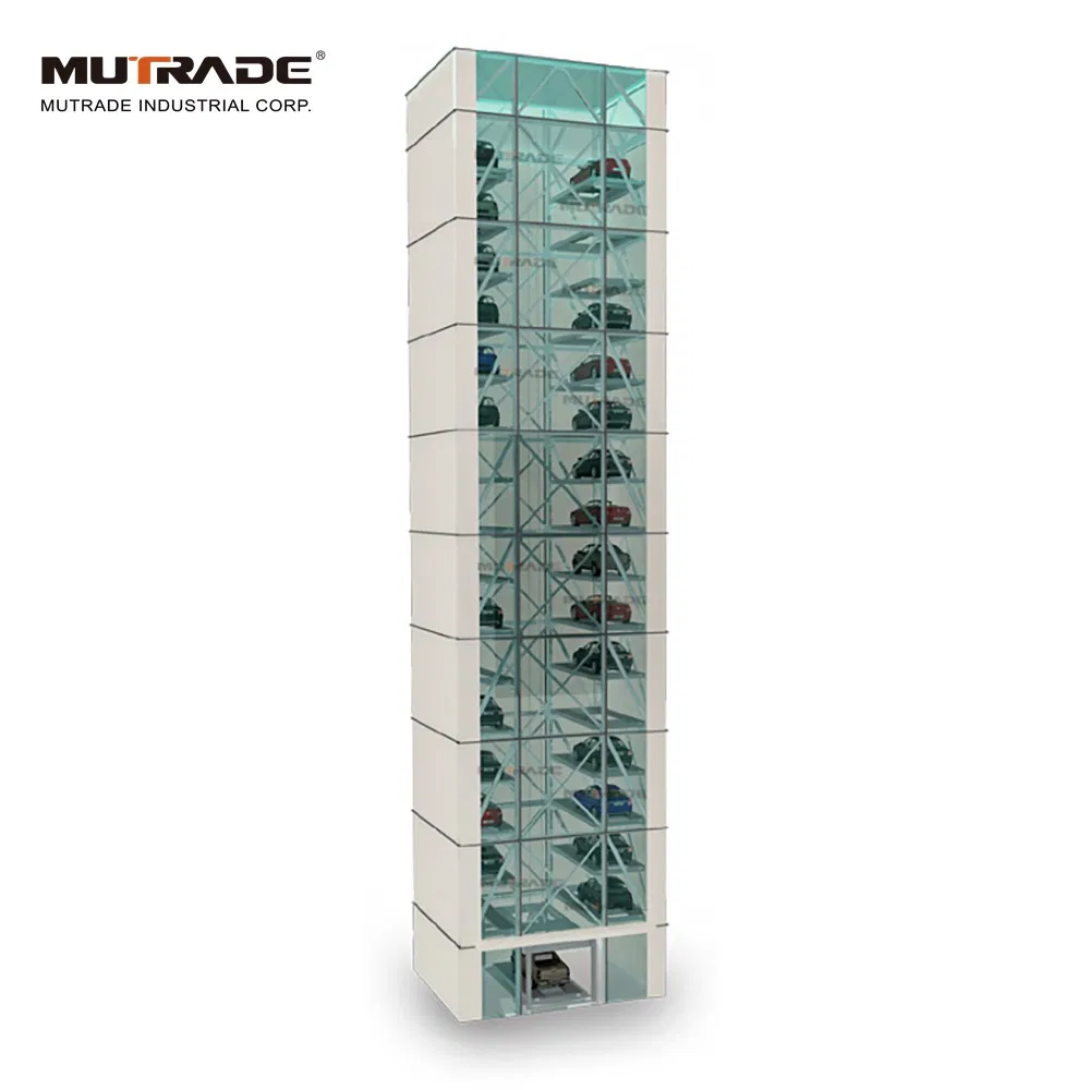 Multi Level Automated Parking Building Mechanical Robot Smart Car Parking Tower System