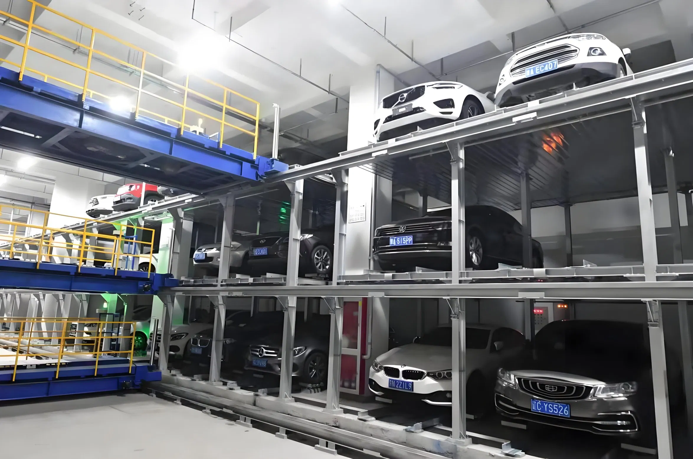 Automatic Hydraulic Car Storage Parking Shuttle System