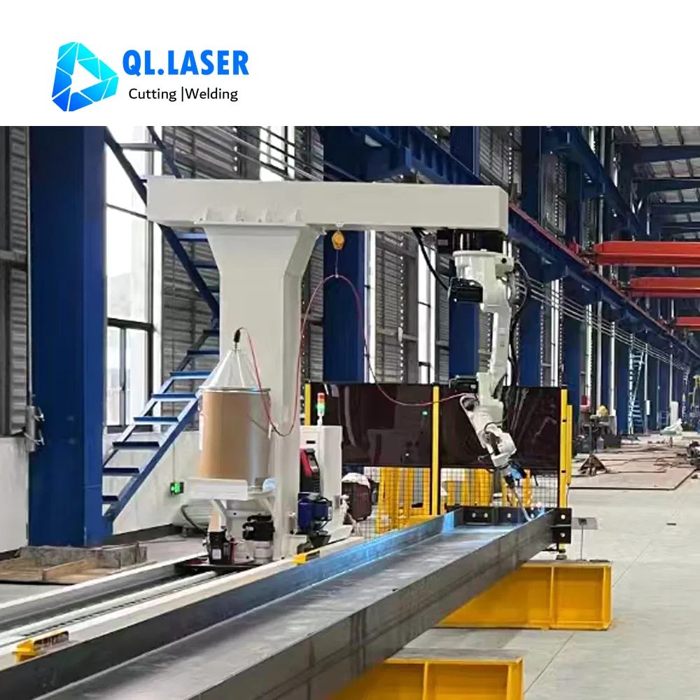 New Type 7axes Rail Best Robotic Welding Systems with Software Import 3D Drawings Directly