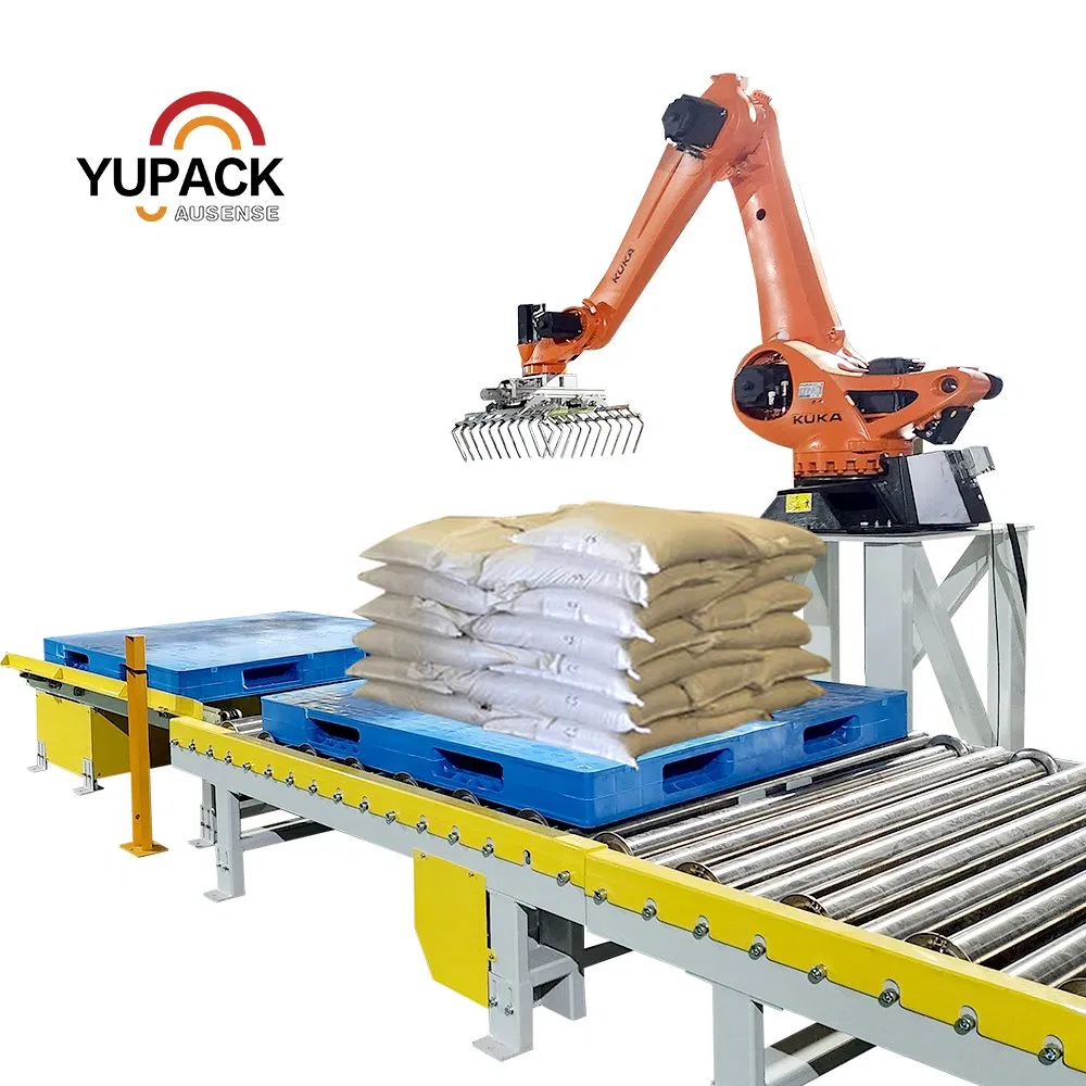 Automatic Robot Bag Palletizing Equipment Bag Palletizing System for Cement