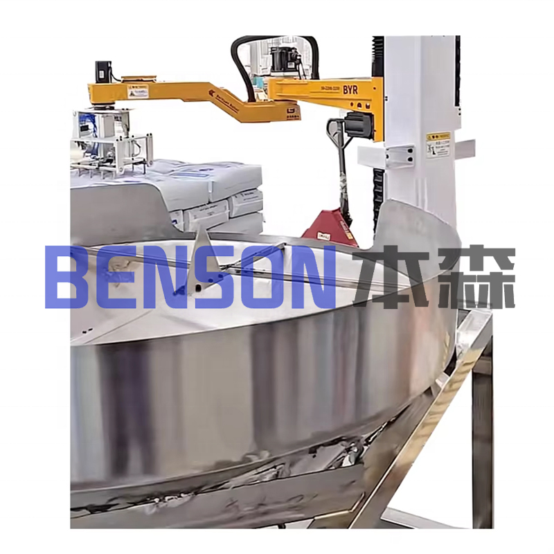 Benson's Corrosive Fertilizer Granule Depalletizing and Unloading Robot