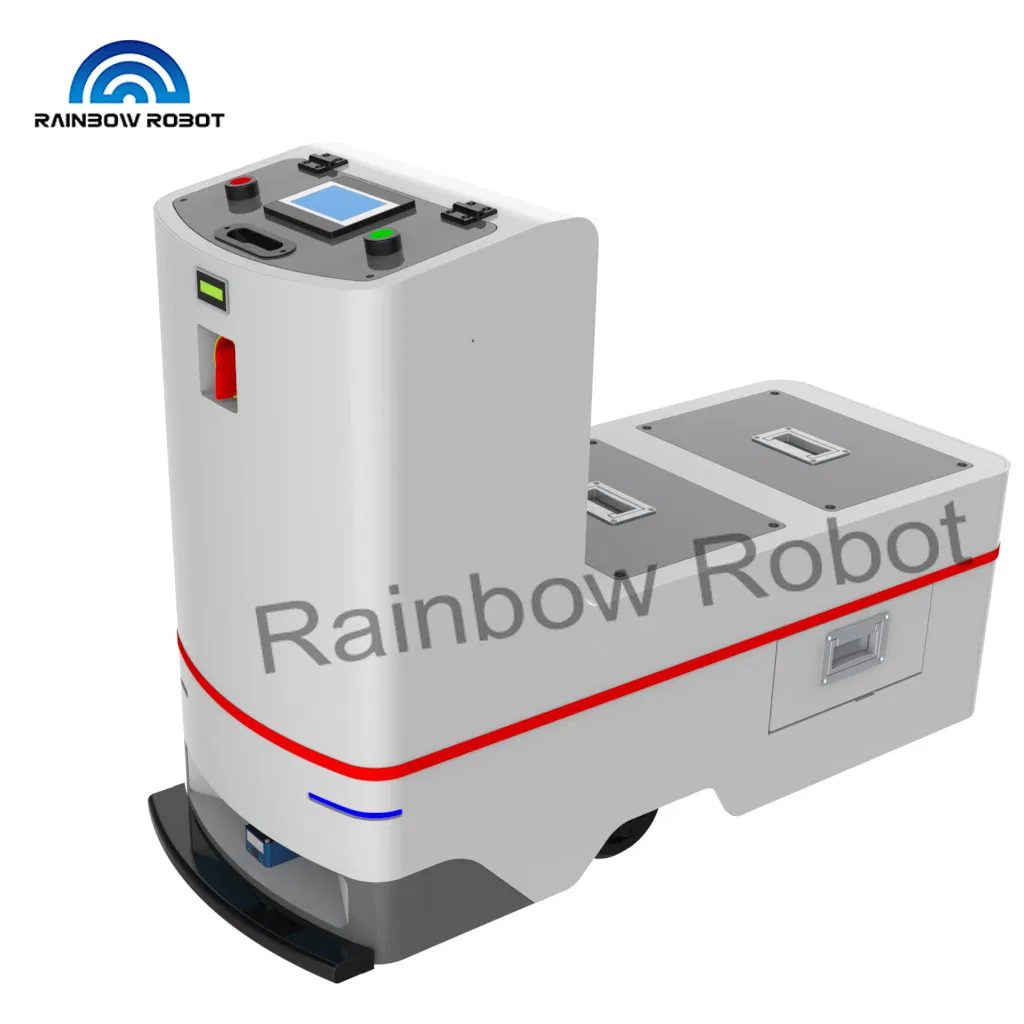 Roller Conveyor Autonomous Mobile Warehouse Robot AMR Agv