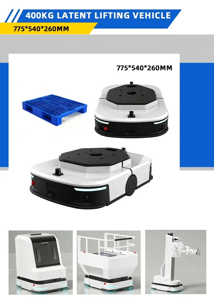Automated Guided Vehicle Chassis Detail
