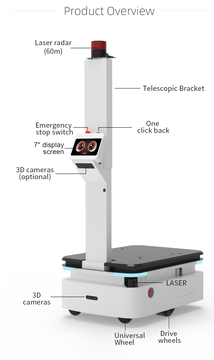 Reeman Sdk Open Flyboat AMR Intralogistics Autonomous Mobile Robot for Factory and Warehouse Use