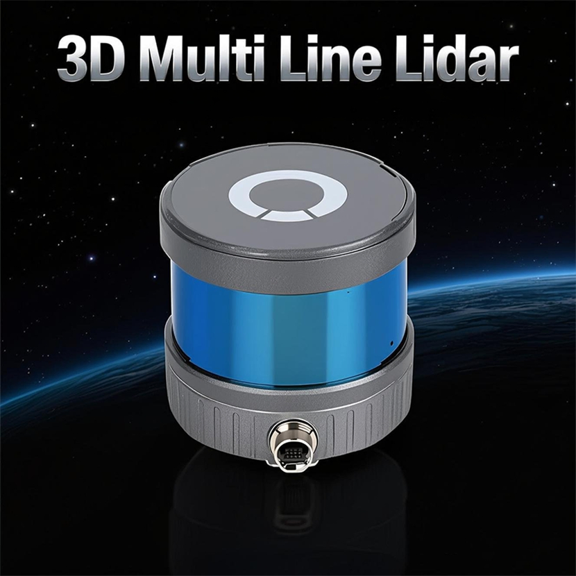 3D Multi Strip Radius 125m Lidar 360 ° Full Arc Real-Time Scanning and Positioning Robot for Warehouse Inventory Management