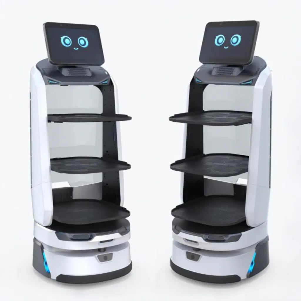 Large Intelligent Robot for Automatic Food Delivery Hotel Catering Commercial Customer Service Robots