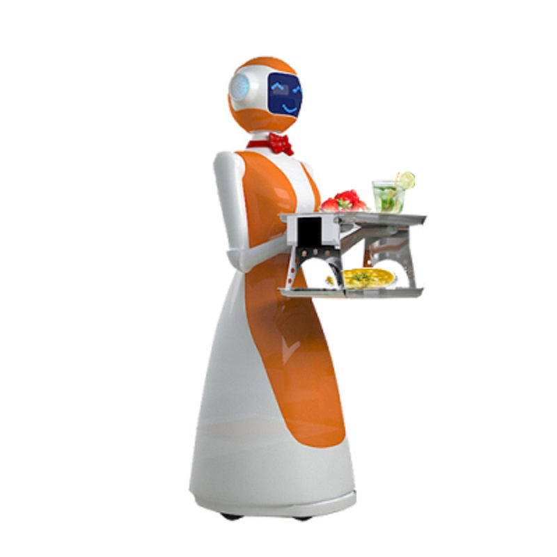 Restaurant and Hotel Food Delivery Humanoid Service-Lele Delivery Robot
