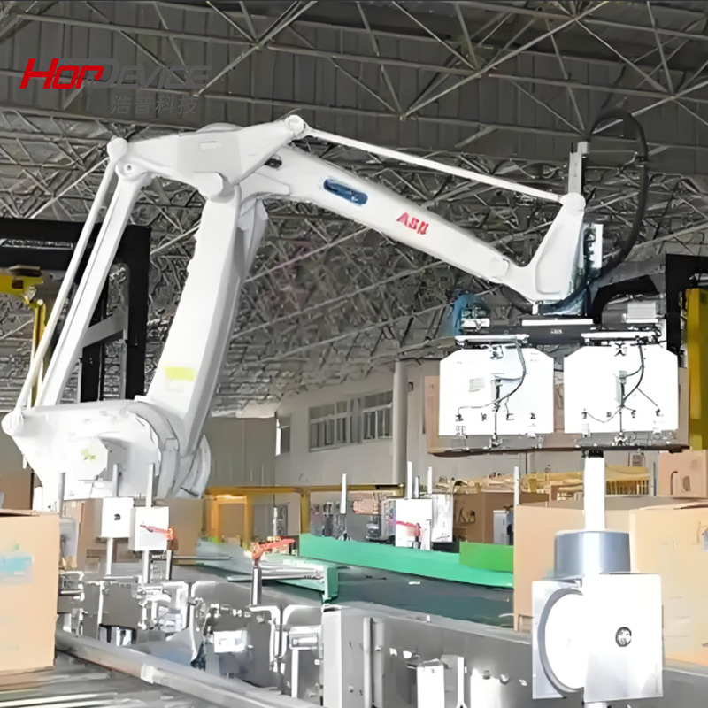 Industrial Robotic Stacking Arm High Efficiency Robot Palletizer Heavy Load Robot for Beverage Food