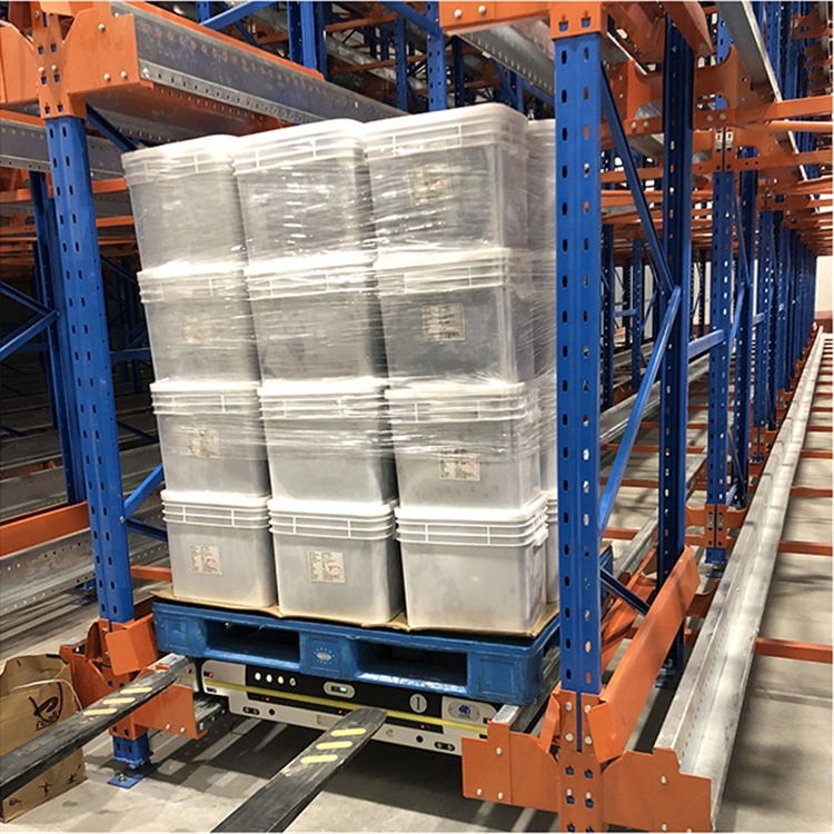 Automatic Warehouse Storage Radio Shuttle Shelf Logistic System Robotic Pallet Shuttle Shelves with Cusomizable Service