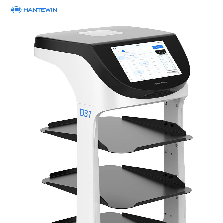 Autononmous Food Delivery Robot Robotic Service Waitress Robot for Hotel Restaurant Cafe