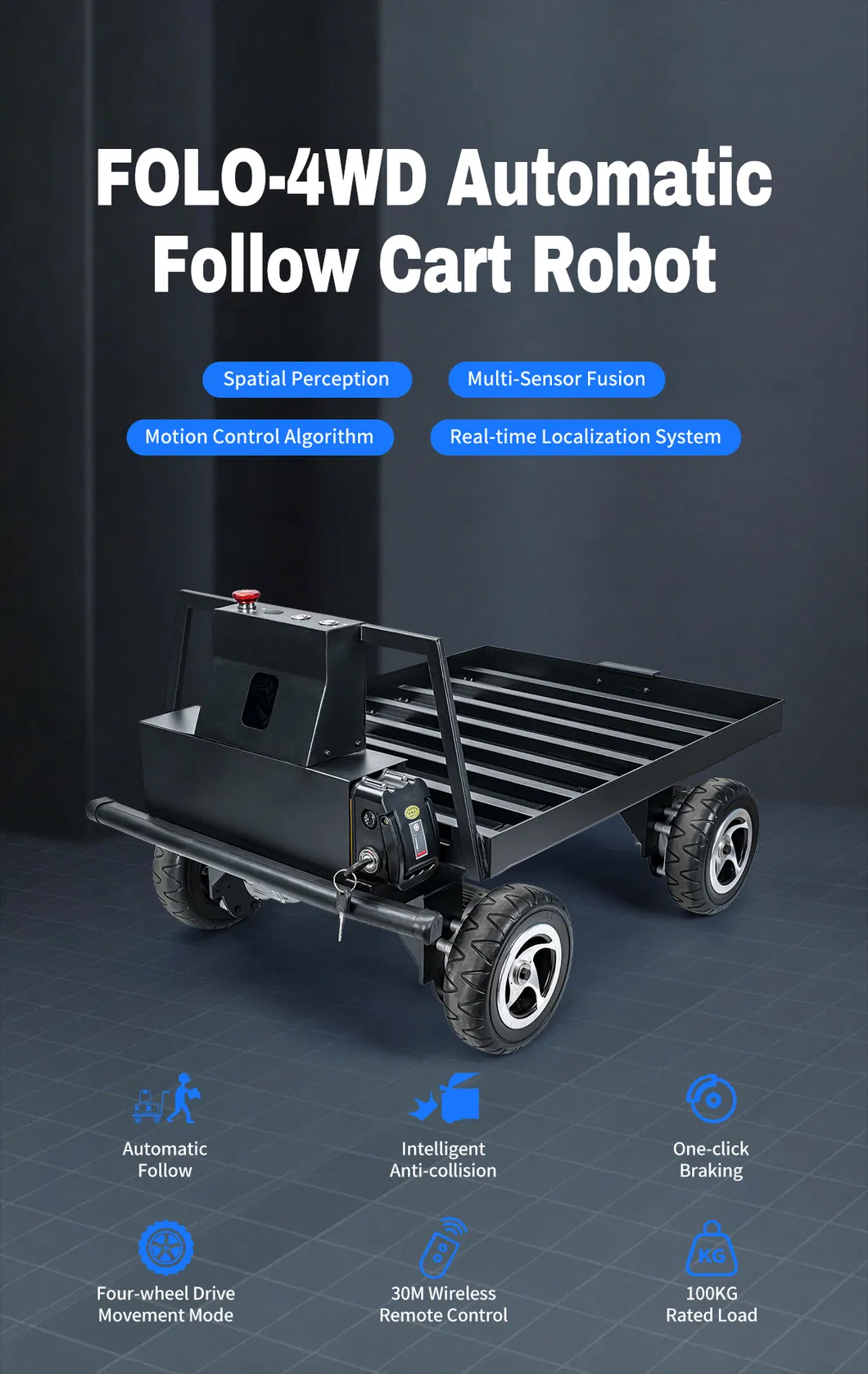 Industrial Delivery Robot Main View