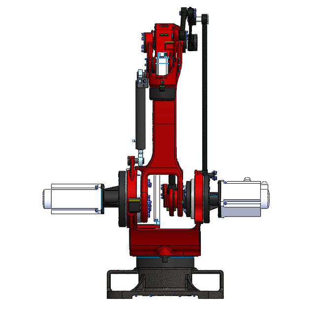 China Supplier Heavy Load Robot Borunte Brtirpz2480A 80kg