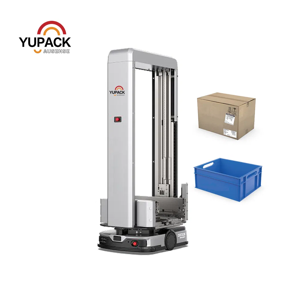 Smart Warehouse Bin Handling Agv Carton Transfer Robot for Logistics Industry and Distribution Automation