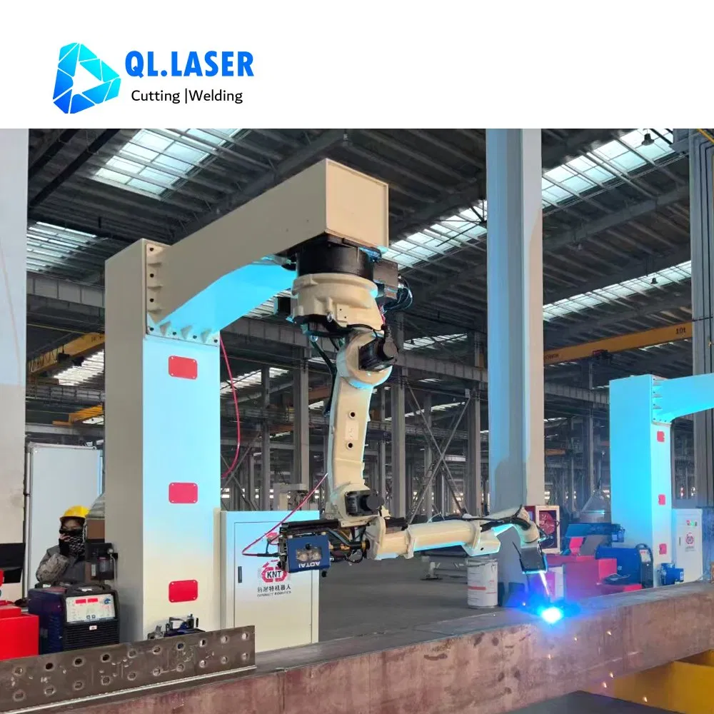 New Type 7axes Rail Best Robotic Welding Systems with Software Import 3D Drawings Directly