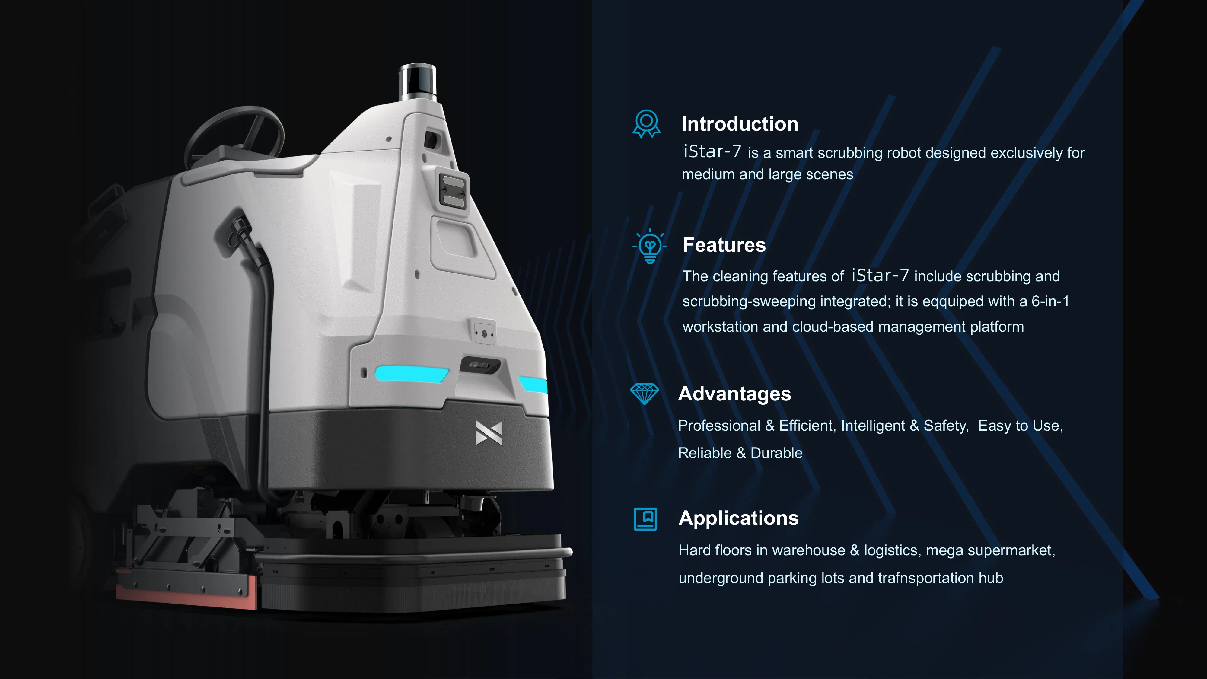 Intelligent Compact and Smart Factory Cleaner with Ai Navigation for Tight Spaces and Oily Floors Indoor Cleaning Robot