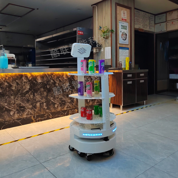 Commercial Delivery Robot, Autonomous Food Serving &amp; Smart Carrying Robot with Navigation