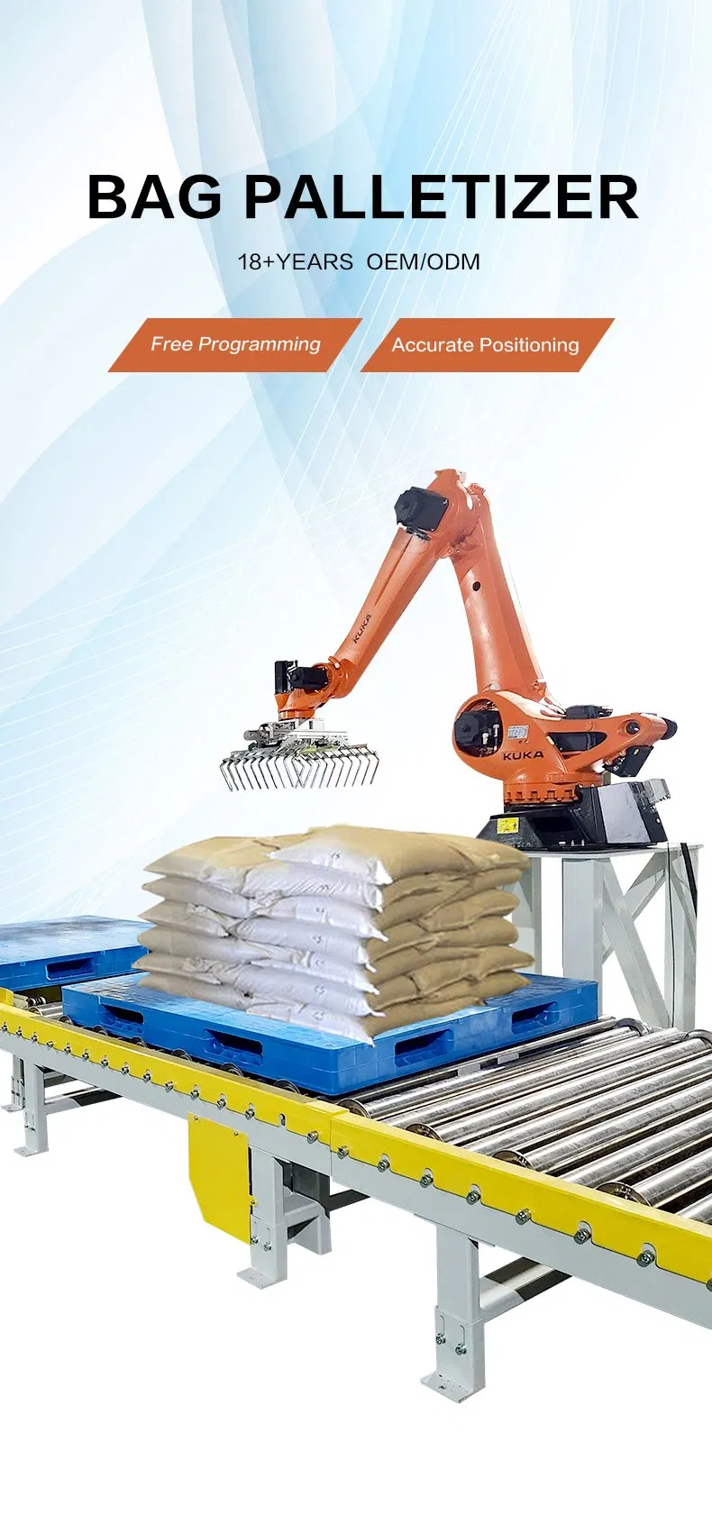 Automatic Robot Bag Palletizing Equipment
