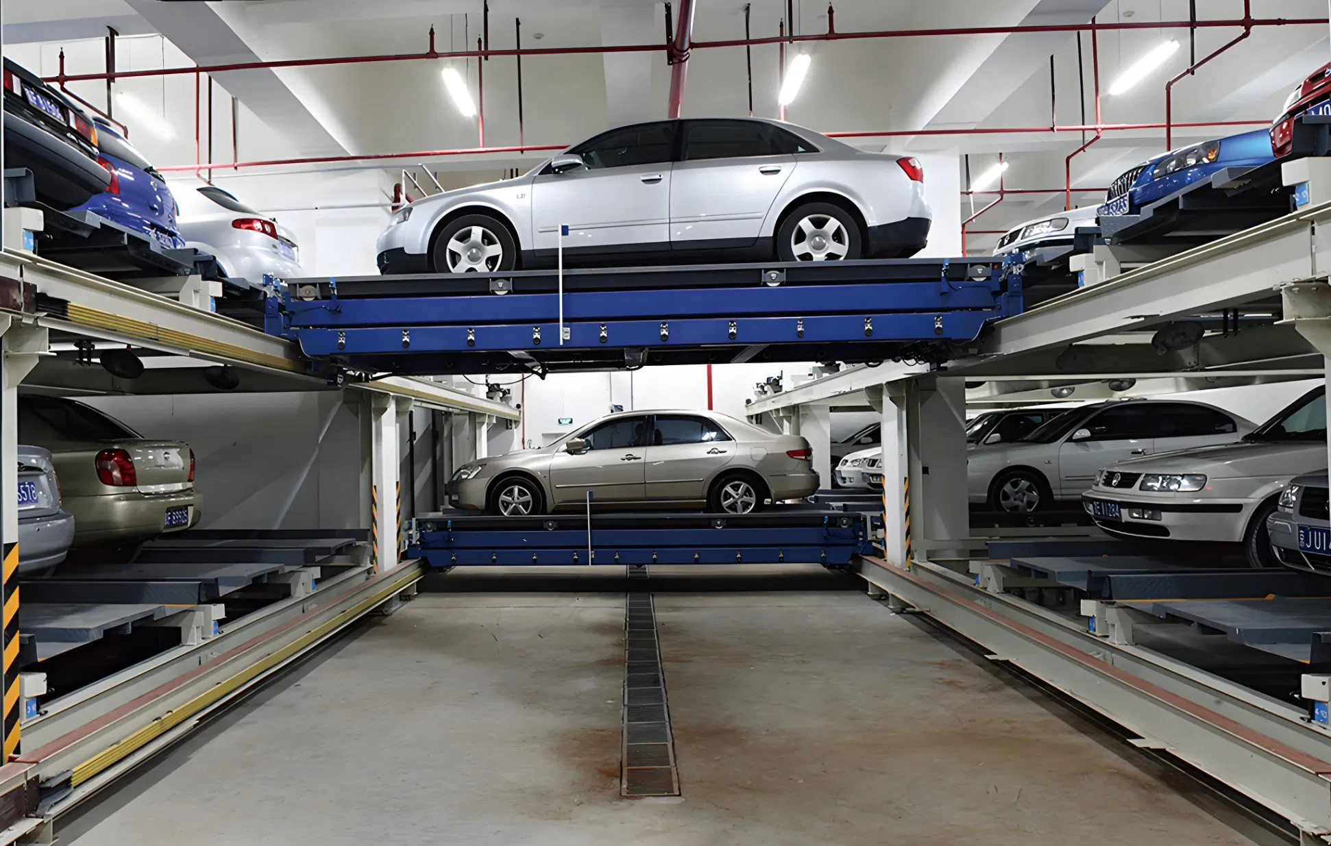 Automatic Hydraulic Car Storage Parking Shuttle System
