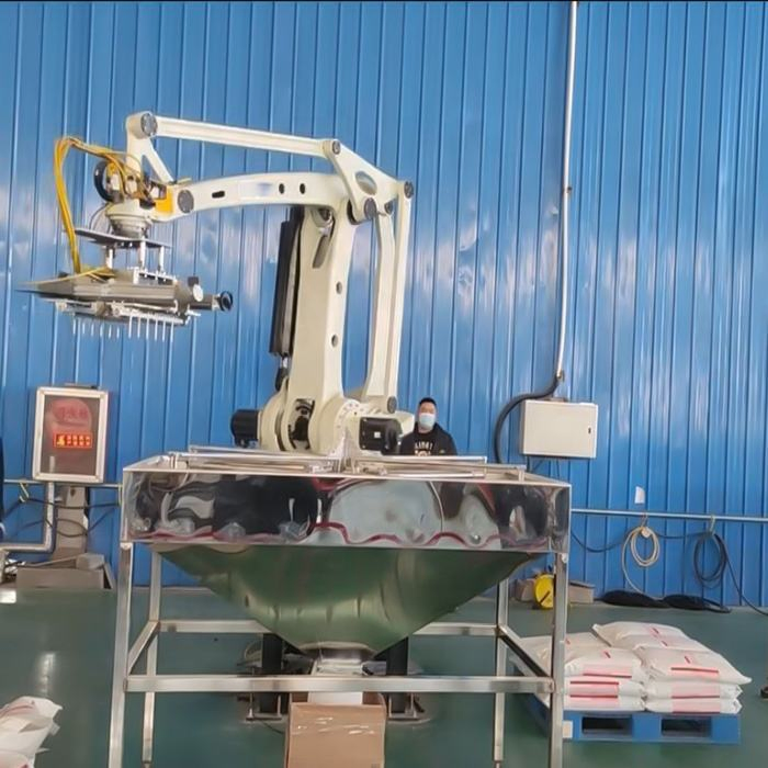 Medical-Grade 10kg Bagged Pharmaceutical Starch Depalletizing Robot