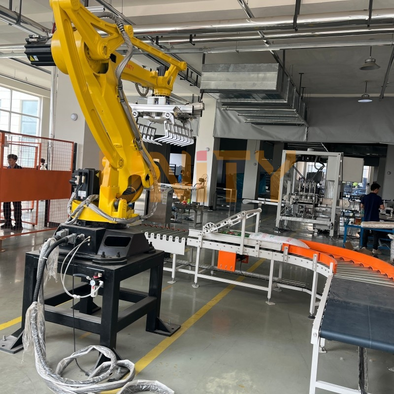 High-Performance Industrial Robot Arm System Robotic Palletizer for Heavy Load Palletizing and Stacking Solutions