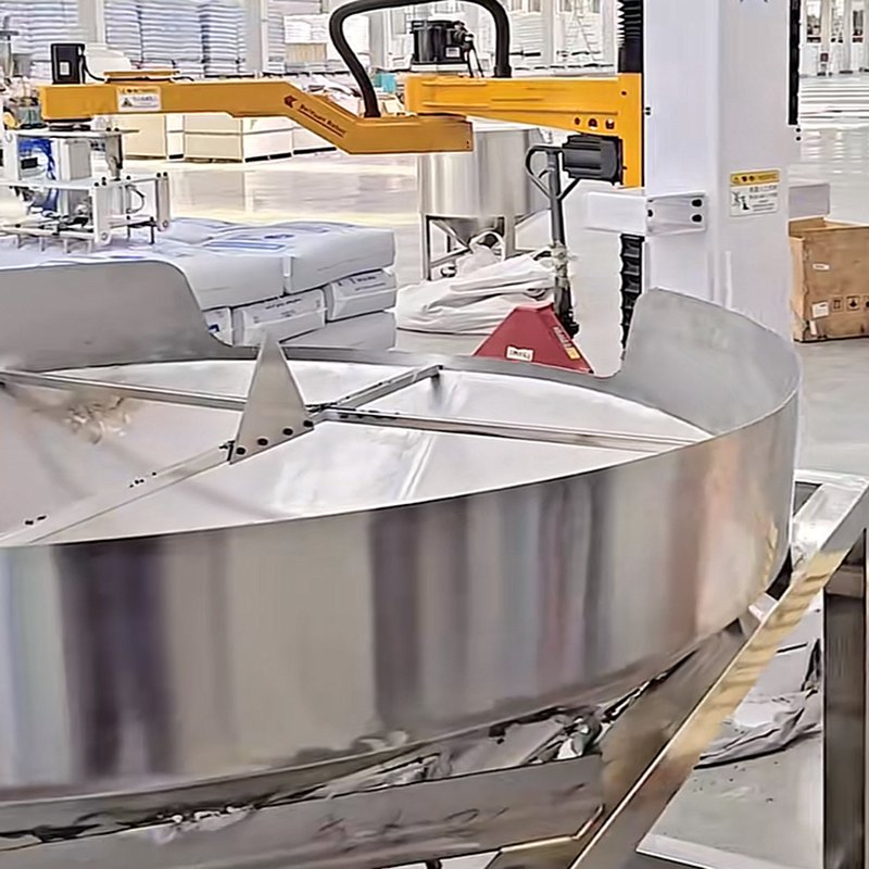 Benson's Corrosive Fertilizer Granule Depalletizing and Unloading Robot