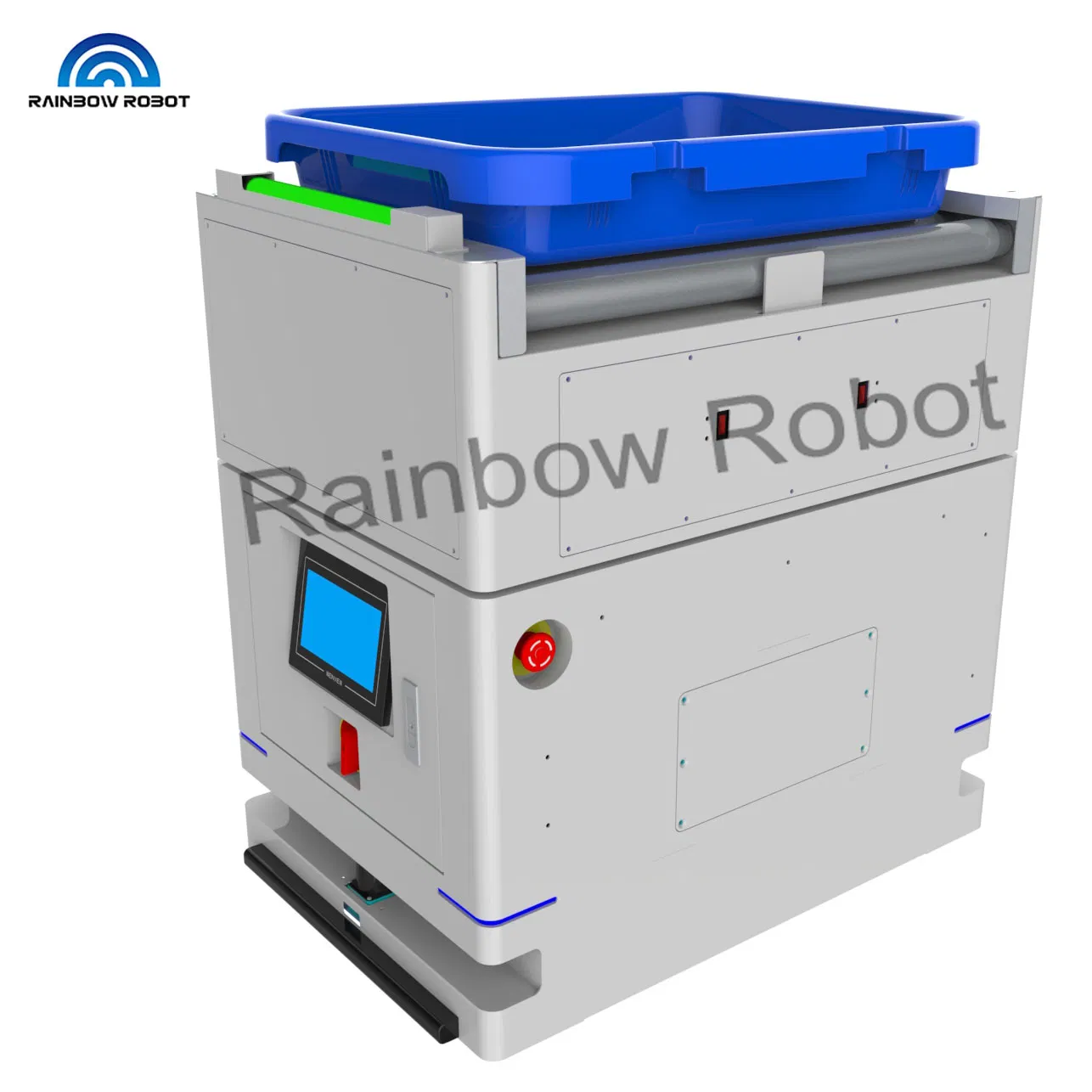 Heavy Duty Autonomous Mobile Agv Robot 500kg Latent Lifting Type AMR