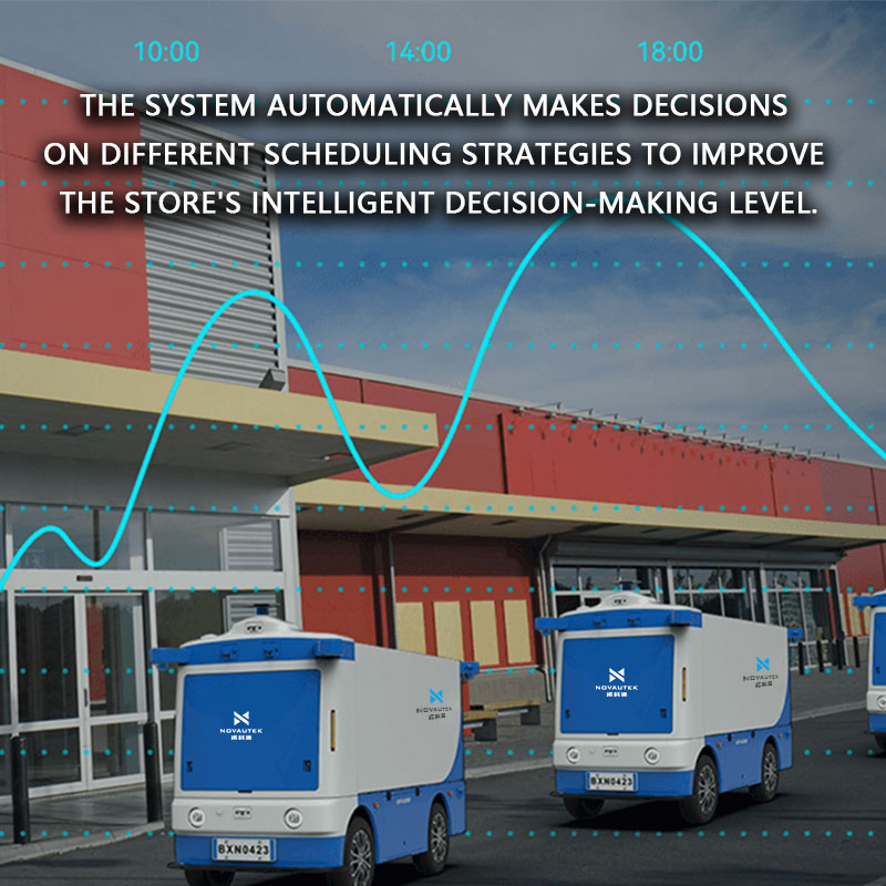 Autonomous Commercial Delivery Robot and Distribution Package Logistics Distribution Robot