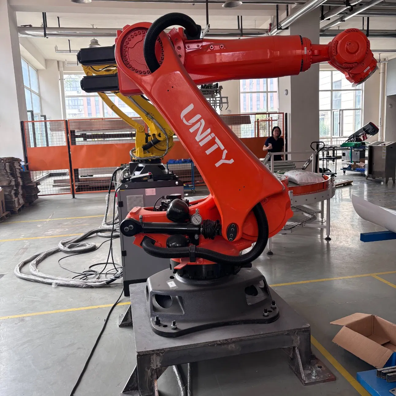 Automatic Palletizer Robot Arm Robotic Bag Depalletizing and Breaking Bags Palletizing Robot Arm