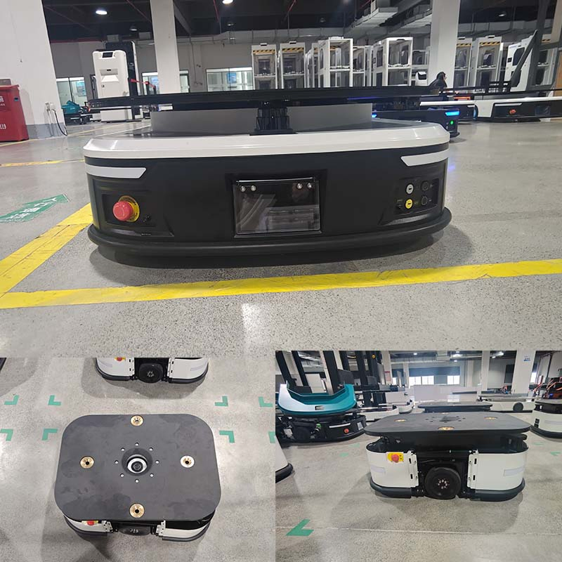 Heavy Load Capacity Magnetic Sensor Agv Warehouse Autonomous Mobile Robot for Warehouse Material Transportation