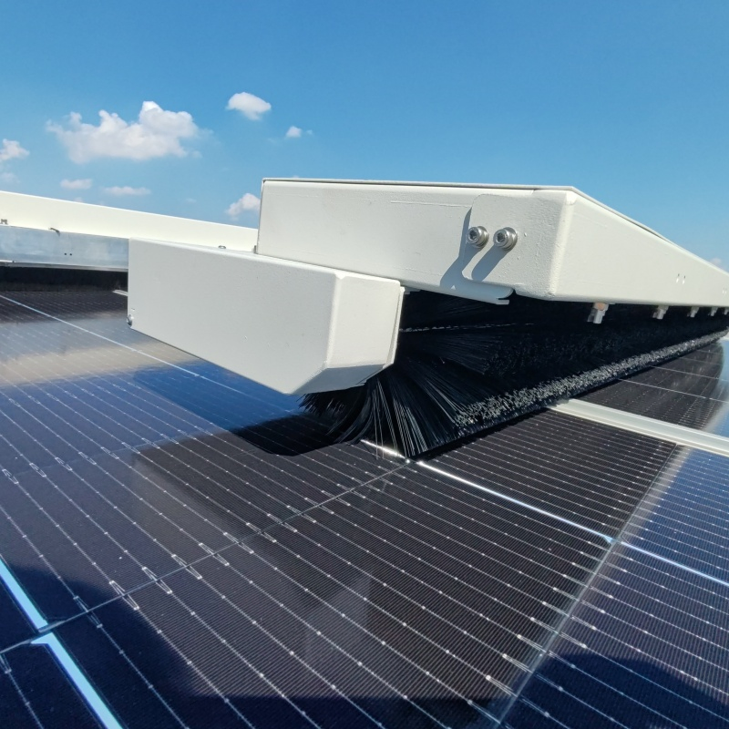 Lidar Navigation High-Torque Solar Smart PV Trackless Cleaning Robot