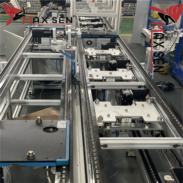 Double Seed Conveyor Robotic Palletizing System with Steady Transport for New Energy Industry