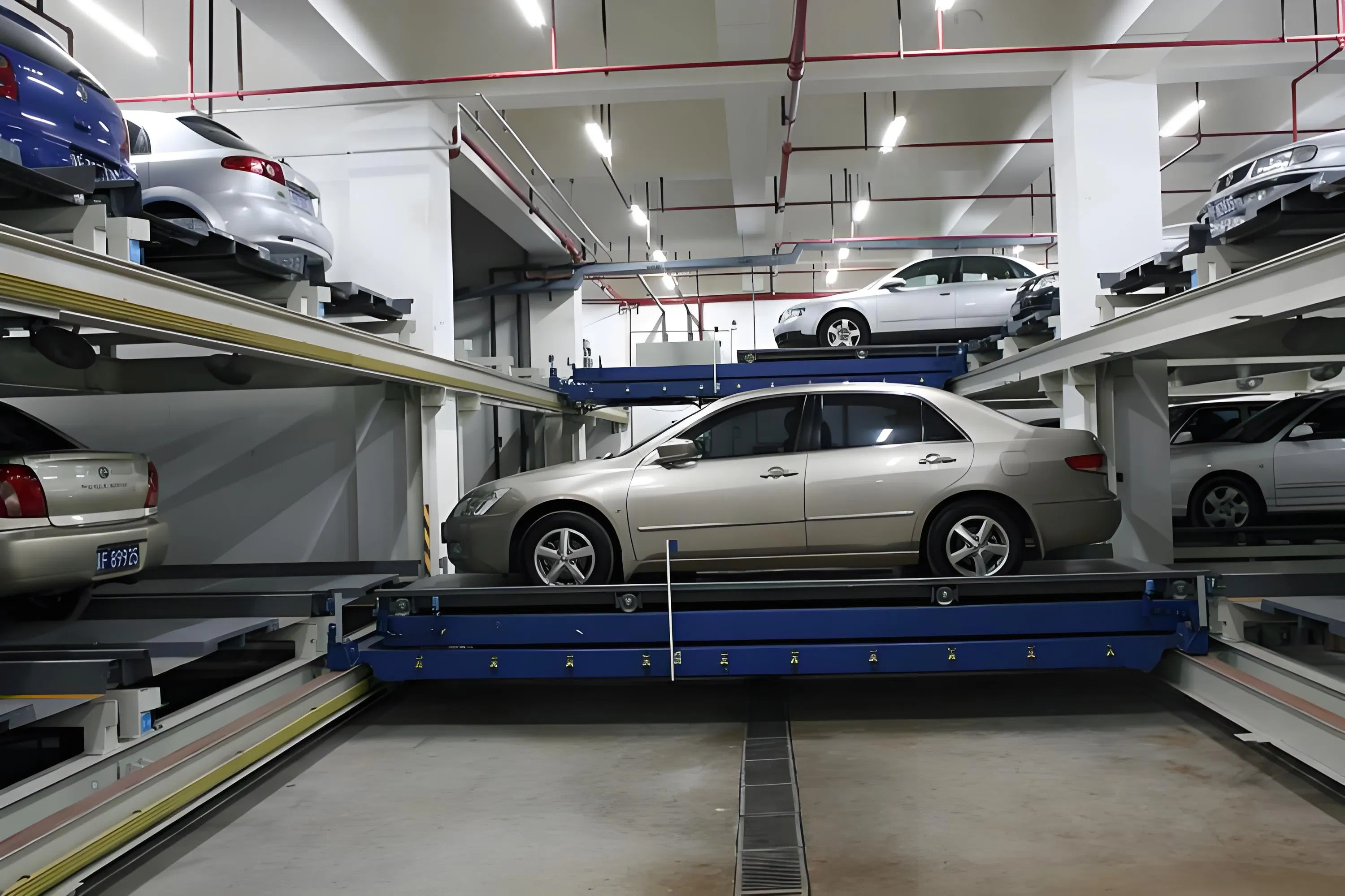 Automatic Hydraulic Car Storage Parking Shuttle System