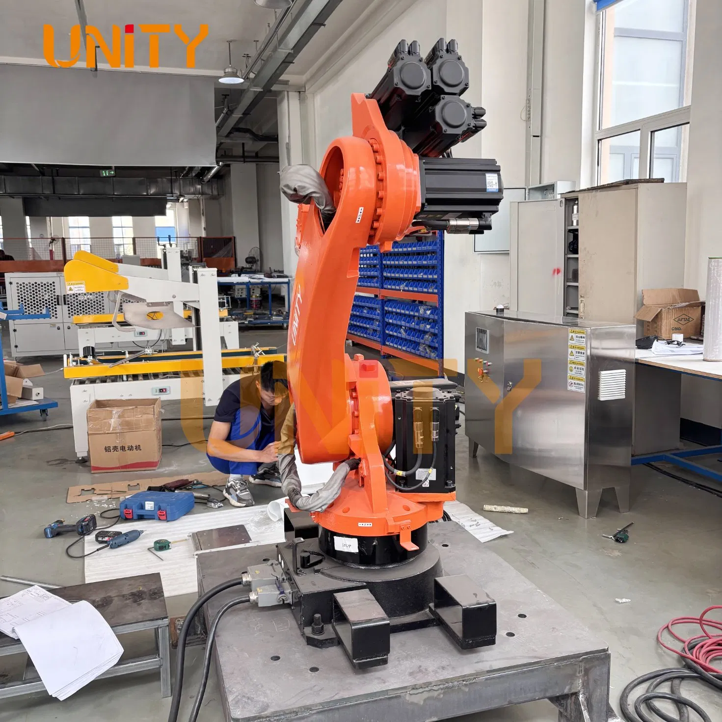 Manufacturer 3D Vision System Depalletizing Robot 40kg Bags Depalletizing Robotic with Depalletizing Speed 1-2ton Per Hour